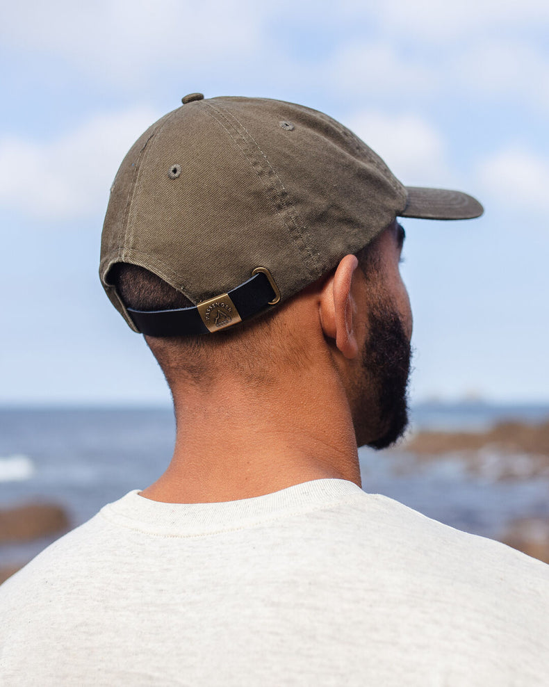 Passenger's Canopy Recycled Cotton Snapback Cap Khaki