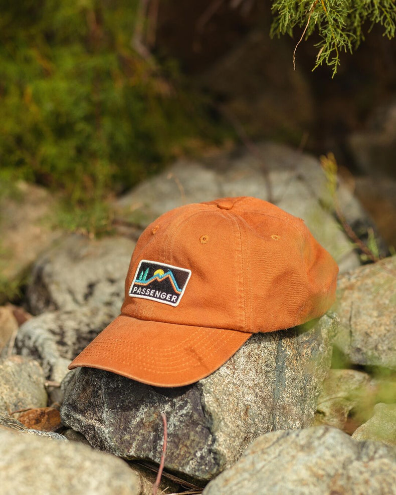 Passenger Tristate Recycled Cotton Snapback Cap Glazed Ginger