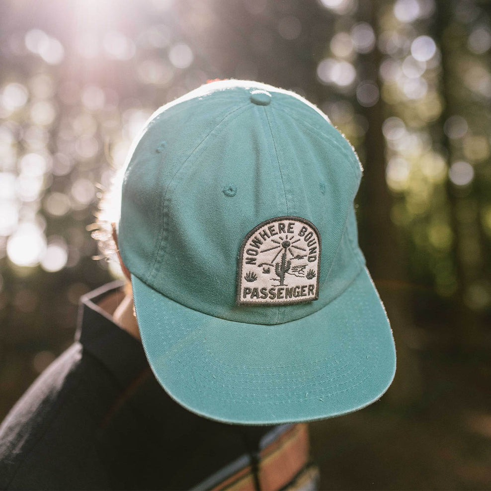 Passenger Hazy Recycled Cotton Low Profile Cap Viridian Green