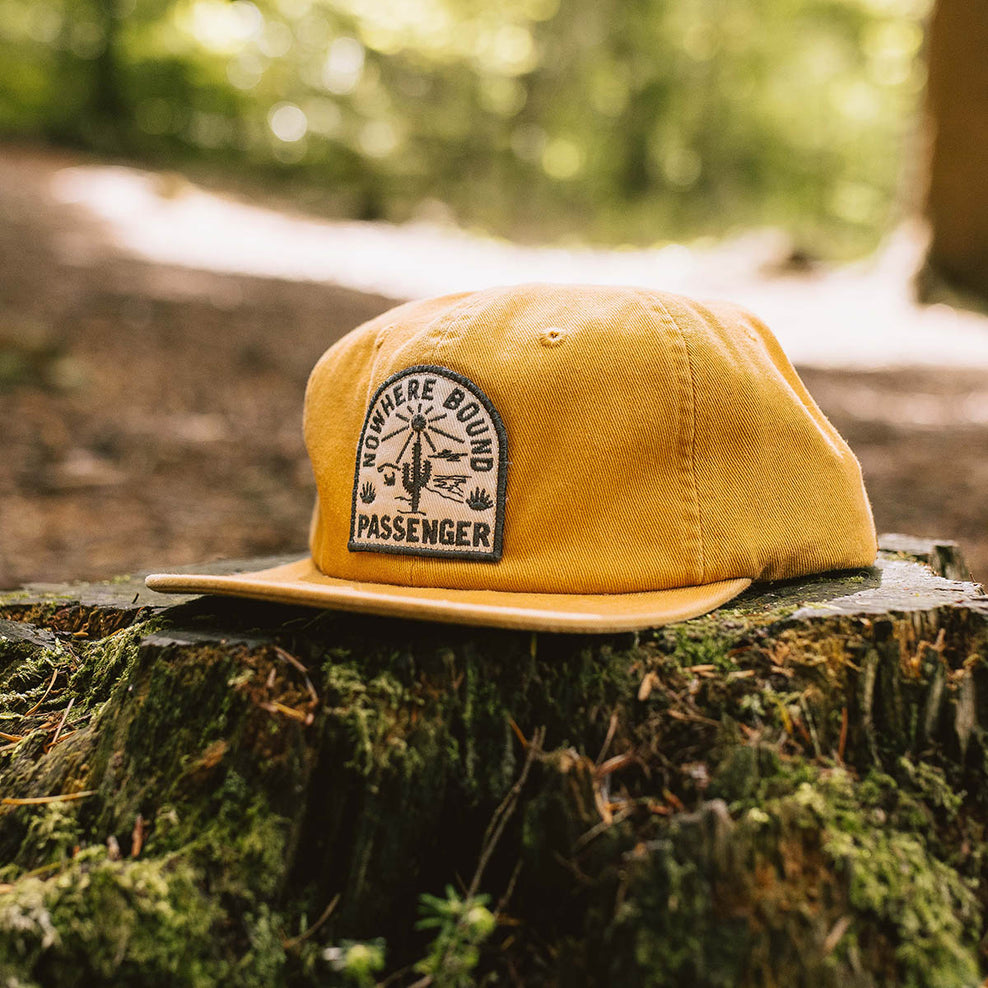 Passenger Hazy Recycled Cotton Low Profile Cap Sunrise Orange