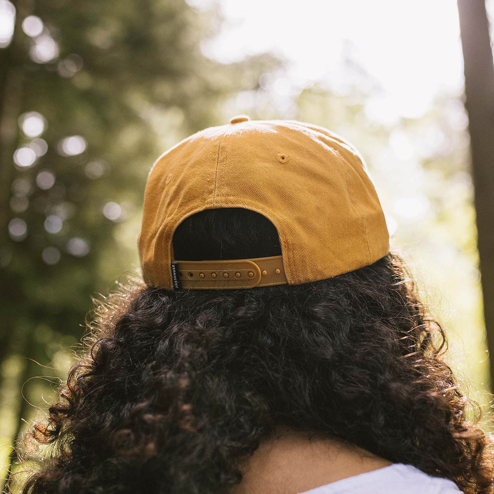 Passenger Hazy Recycled Cotton Low Profile Cap Sunrise Orange