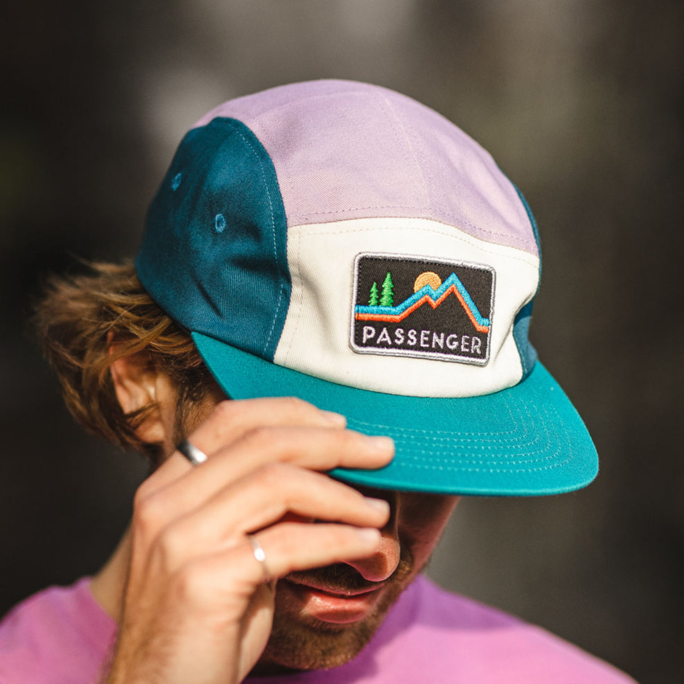 Passenger's Downtime Cap Viridian Green/Orchid