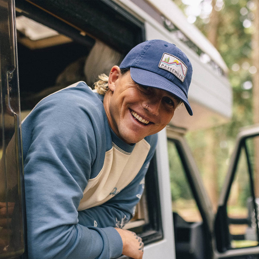 Passenger's Tristate Recycled Cotton Snapback Cap Ensign Blue