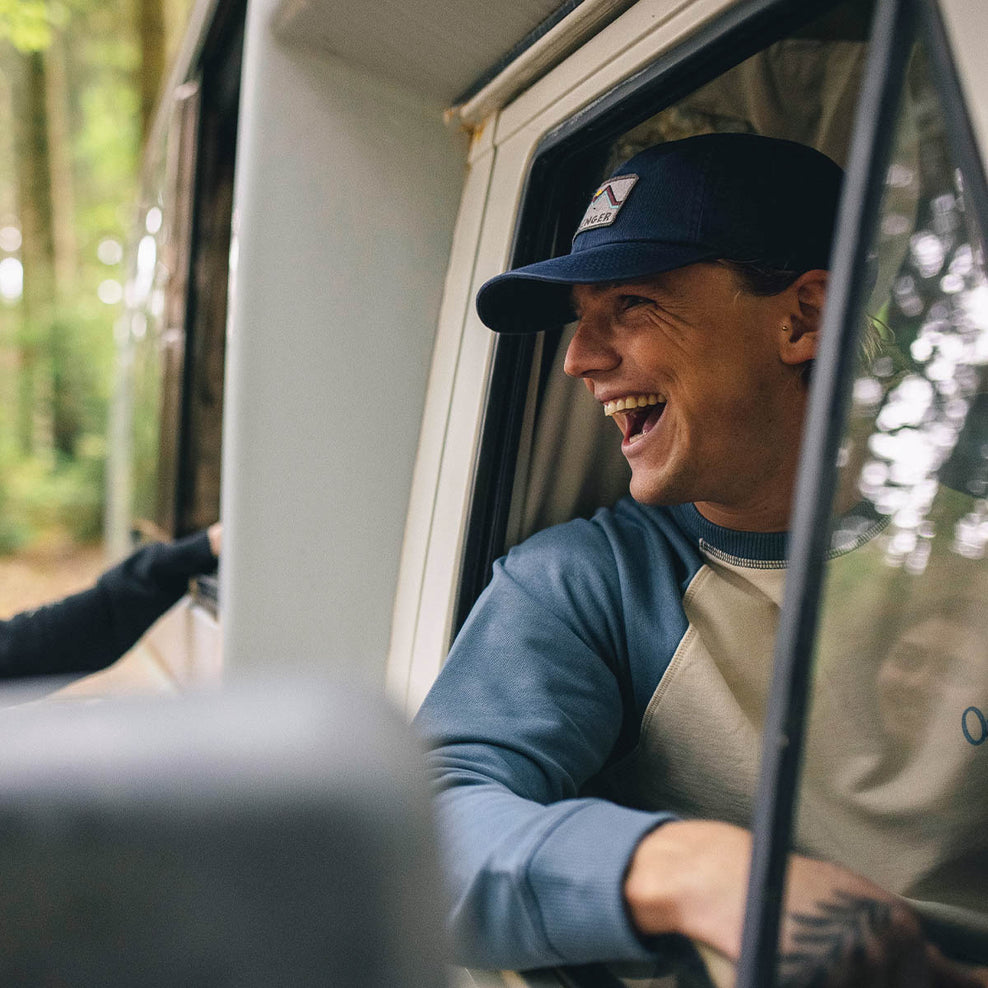 Passenger's Tristate Recycled Cotton Snapback Cap Ensign Blue