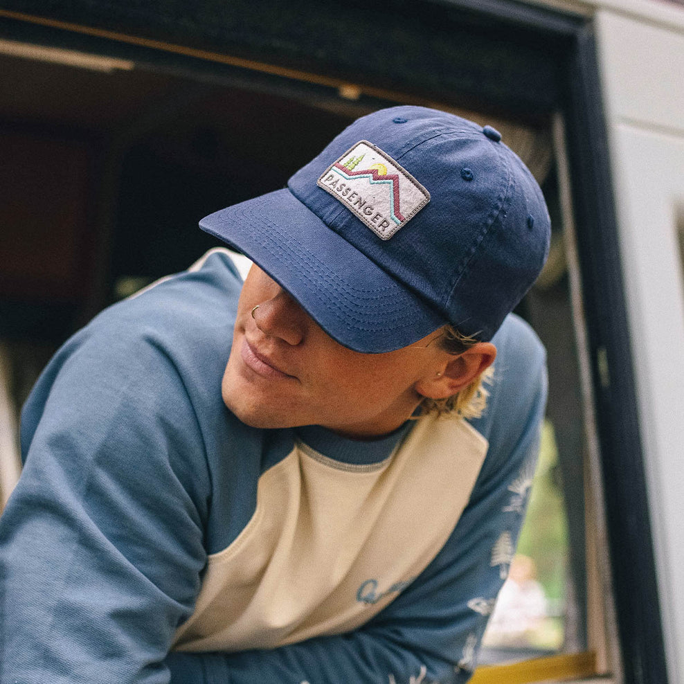 Passenger's Tristate Recycled Cotton Snapback Cap Ensign Blue