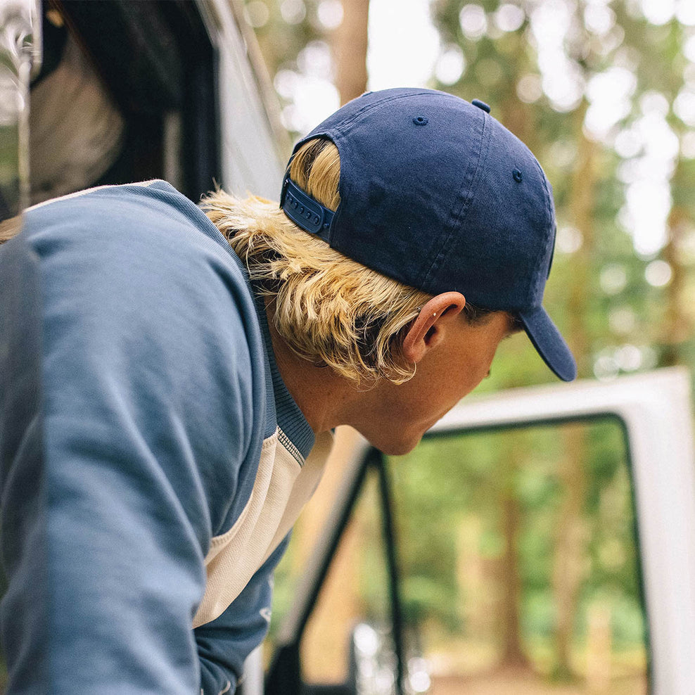 Passenger's Tristate Recycled Cotton Snapback Cap Ensign Blue