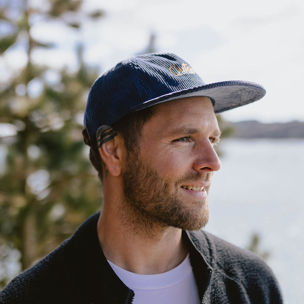 Passenger's Outsiders Recycled Cotton Cord Cap Stone Blue