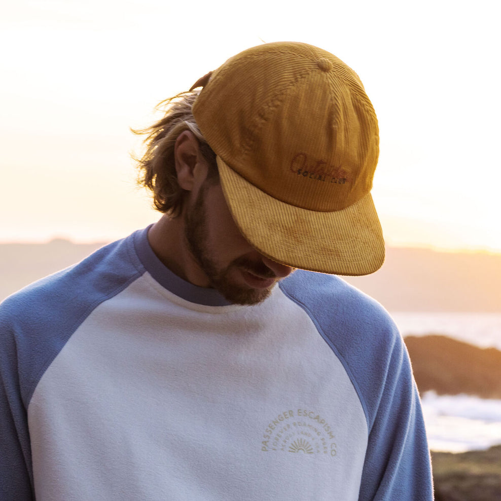 Passenger's Outsiders Recycled Cotton Cord Cap Sandy Brown