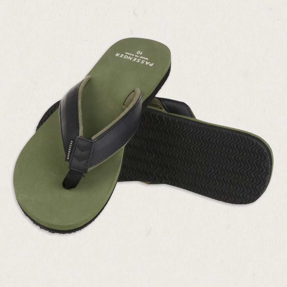 Passenger Laguna Flip Flops Laurel Green