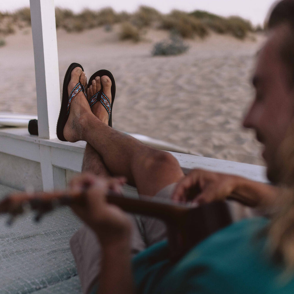 Passenger Santos Flip Flop Black