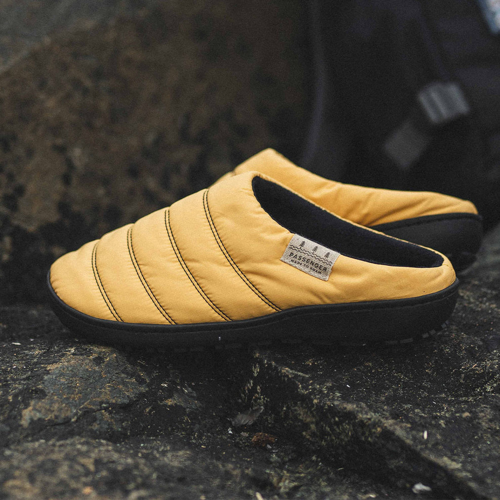 Passenger's Sole Recycled Slipper Ochre Yellow