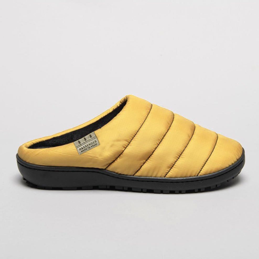Passenger's Sole Recycled Slipper Ochre Yellow