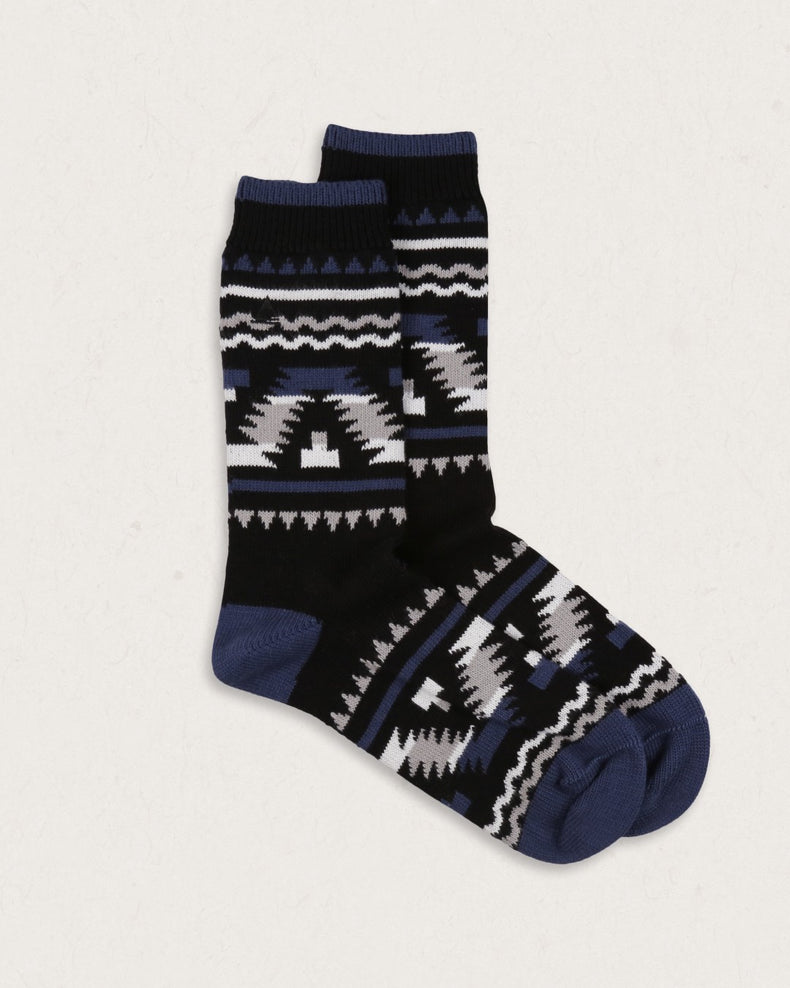 Passenger Bothy Organic Midweight Socks Black