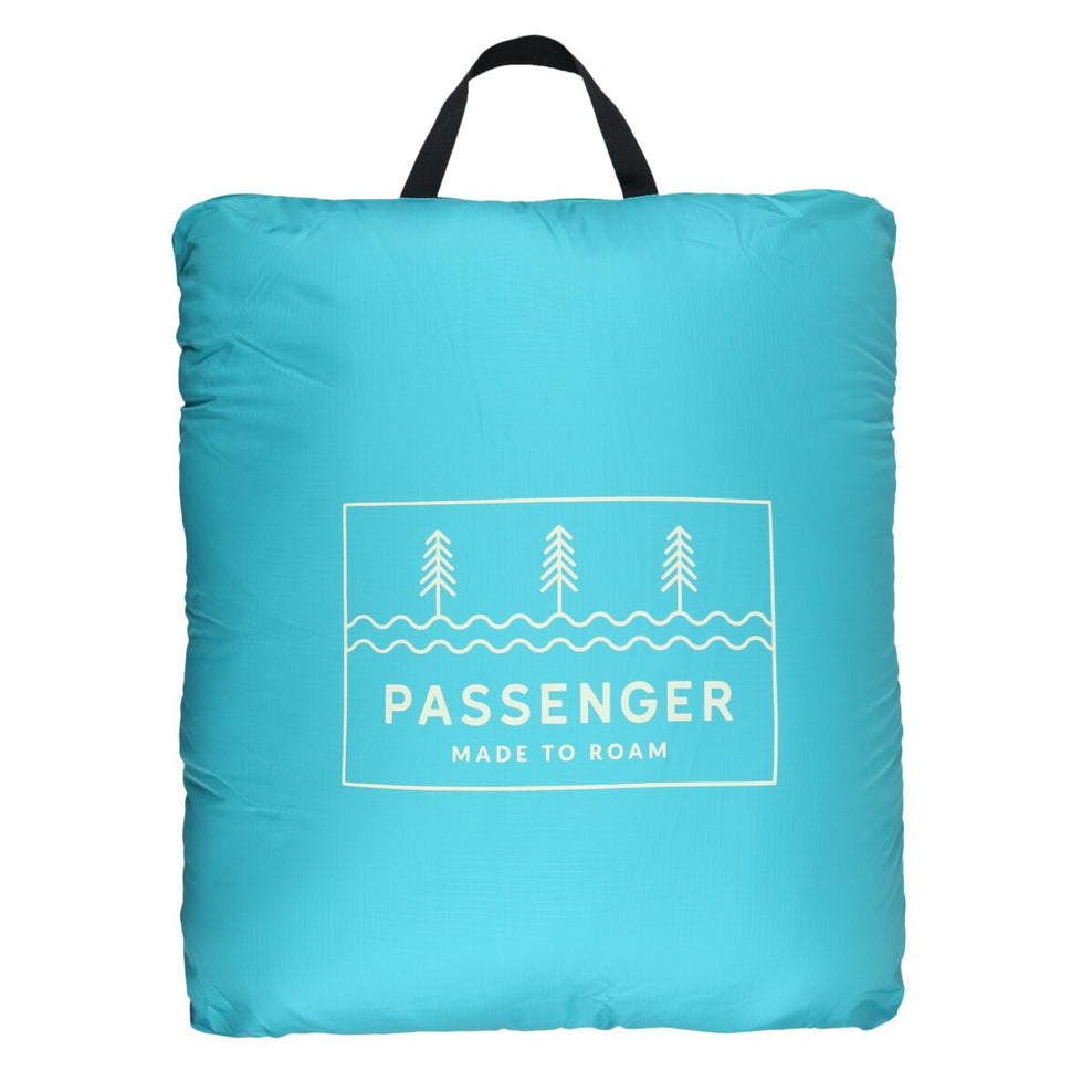 Passenger Nomadic Recycled Sherpa Blanket Black 'Nowhere Bound' Print