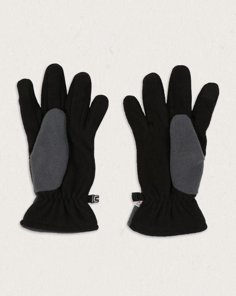 Passenger Daytrip Recycled Polar Fleece Touch Screen Gloves Black