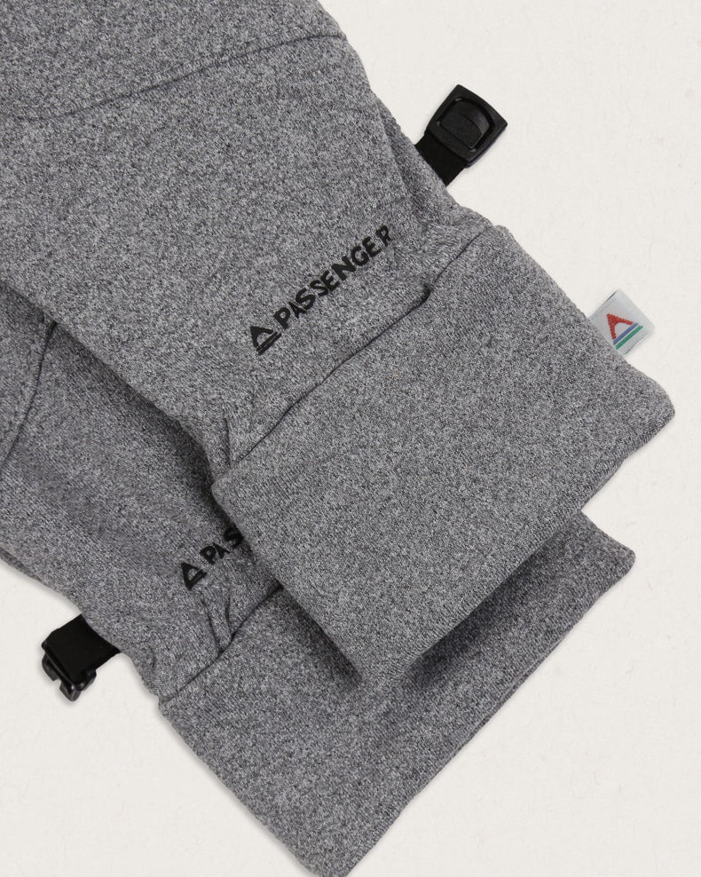 Passenger Jacks Recycled Touch Screen Gloves Flecked Grey Marl