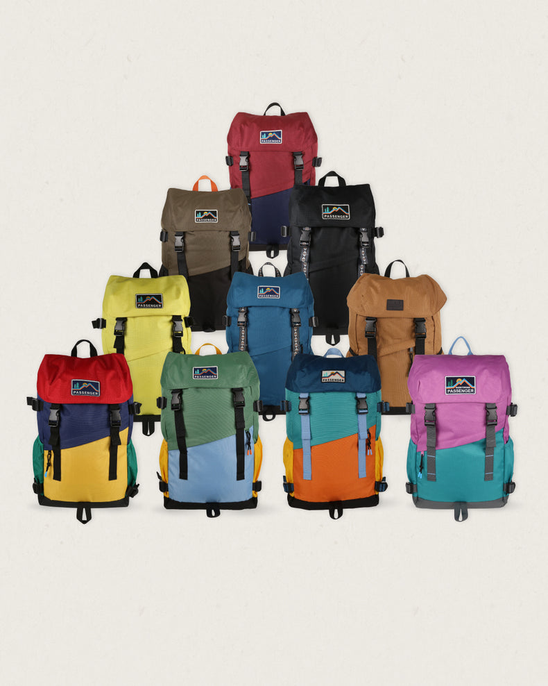 Passenger Boondocker Recycled 26L Backpack Navy/Burgundy