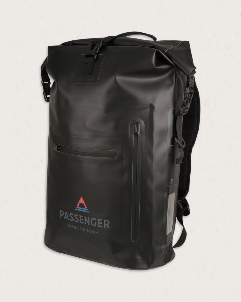 Passenger Tide 25L Recycled Dry Bag Backpack Black