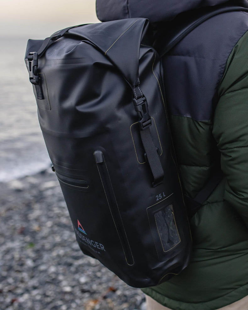 Passenger Tide 25L Recycled Dry Bag Backpack Black