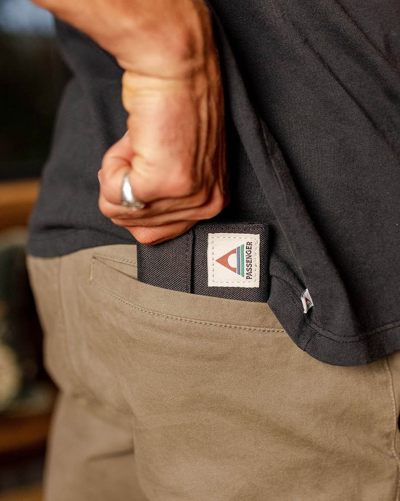 Passenger Pocket Recycled Wallet Black