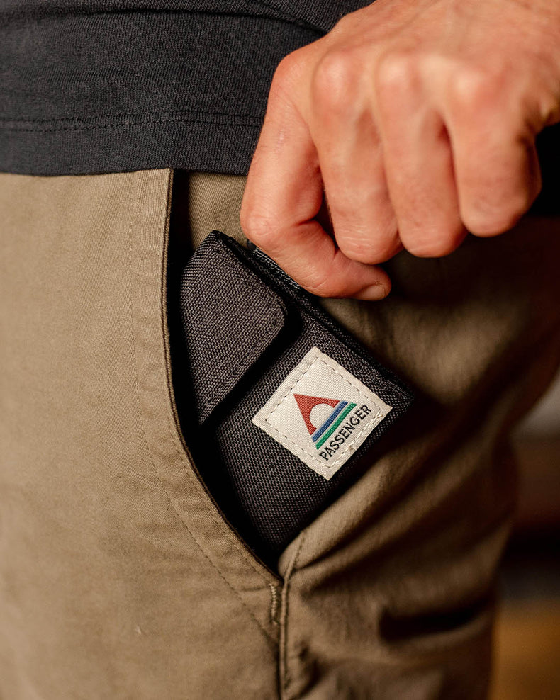 Passenger Pocket Recycled Wallet Black