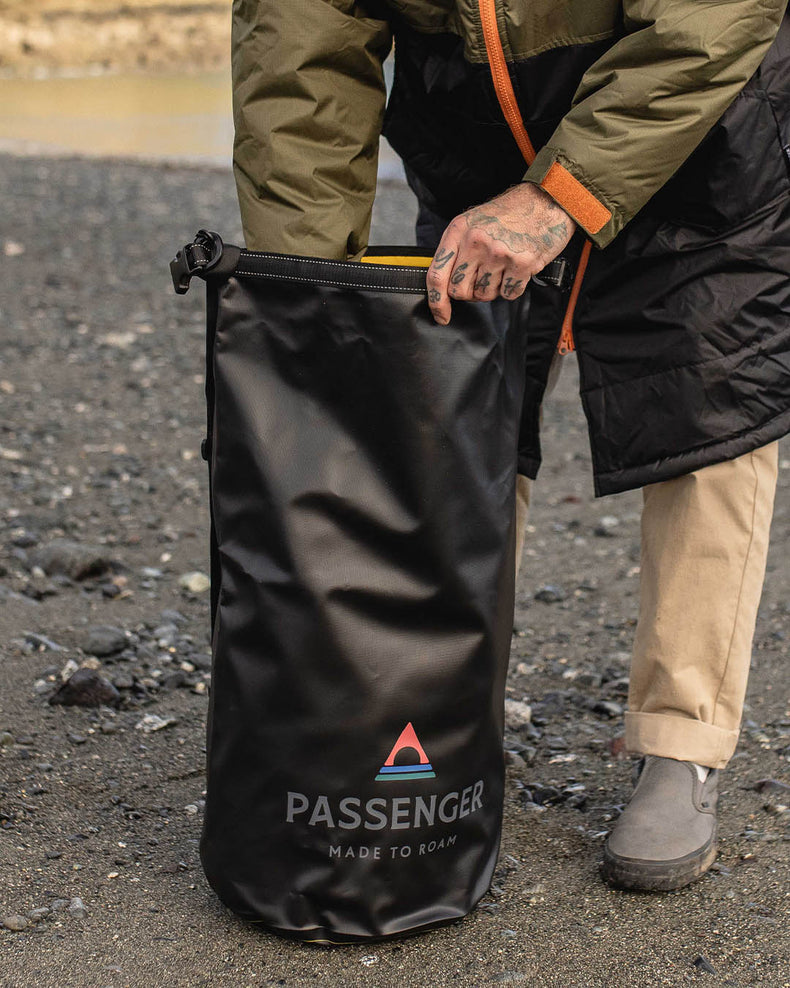 Passenger Tide 30L Recycled Dry Bag Black