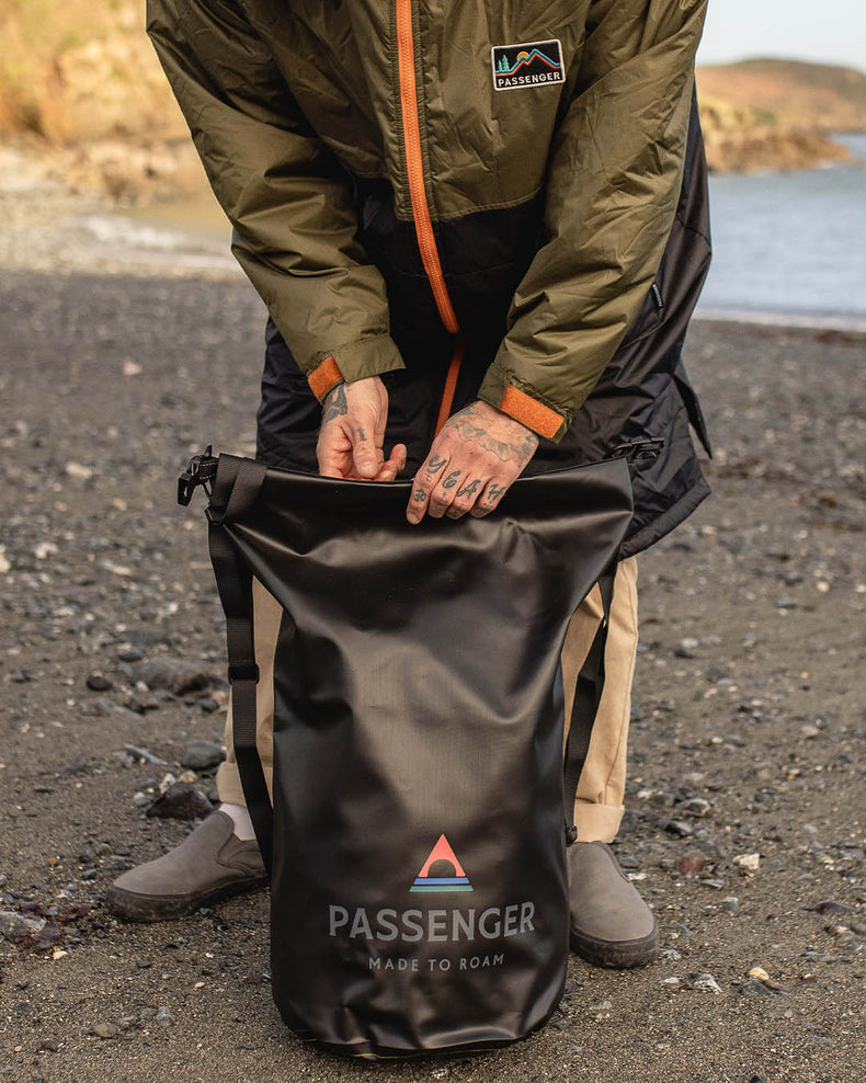 Passenger Tide 30L Recycled Dry Bag Black