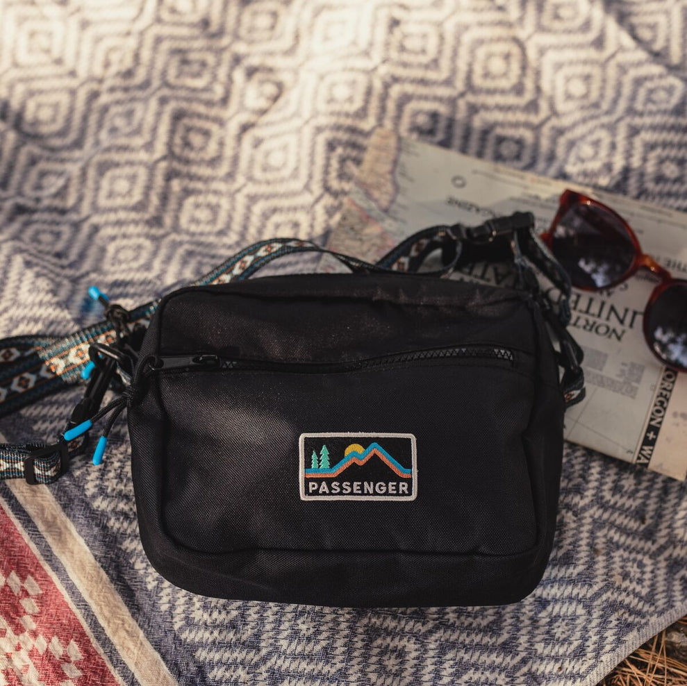 Passenger Recycled Polyester Hip Pack Black
