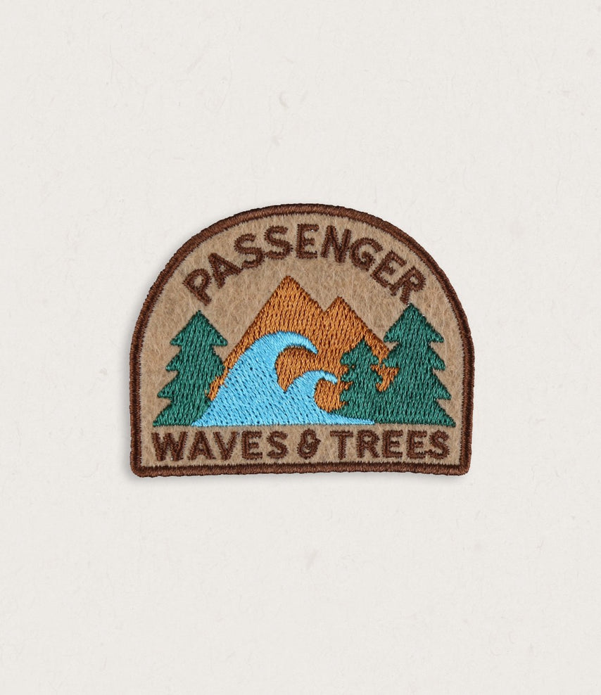 Passenger Waves And Trees Patch Sand