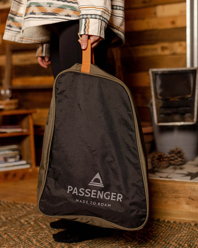 Passenger Explore Recycled Boot Bag Black/Khaki