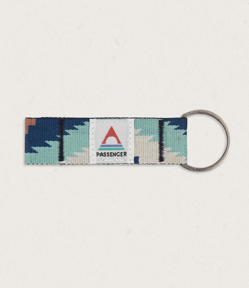 Passenger Travel Key Ring Blue Jacquard