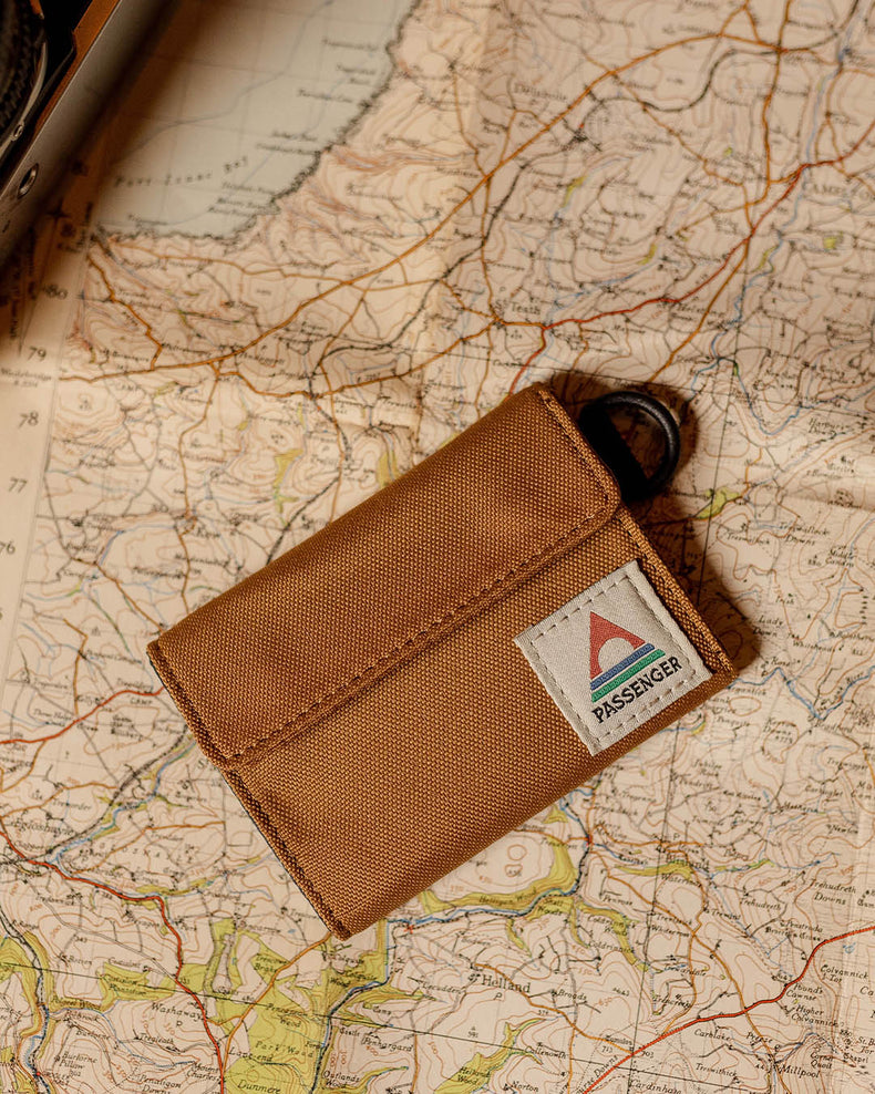 Passenger Pocket Recycled Wallet Golden Brown