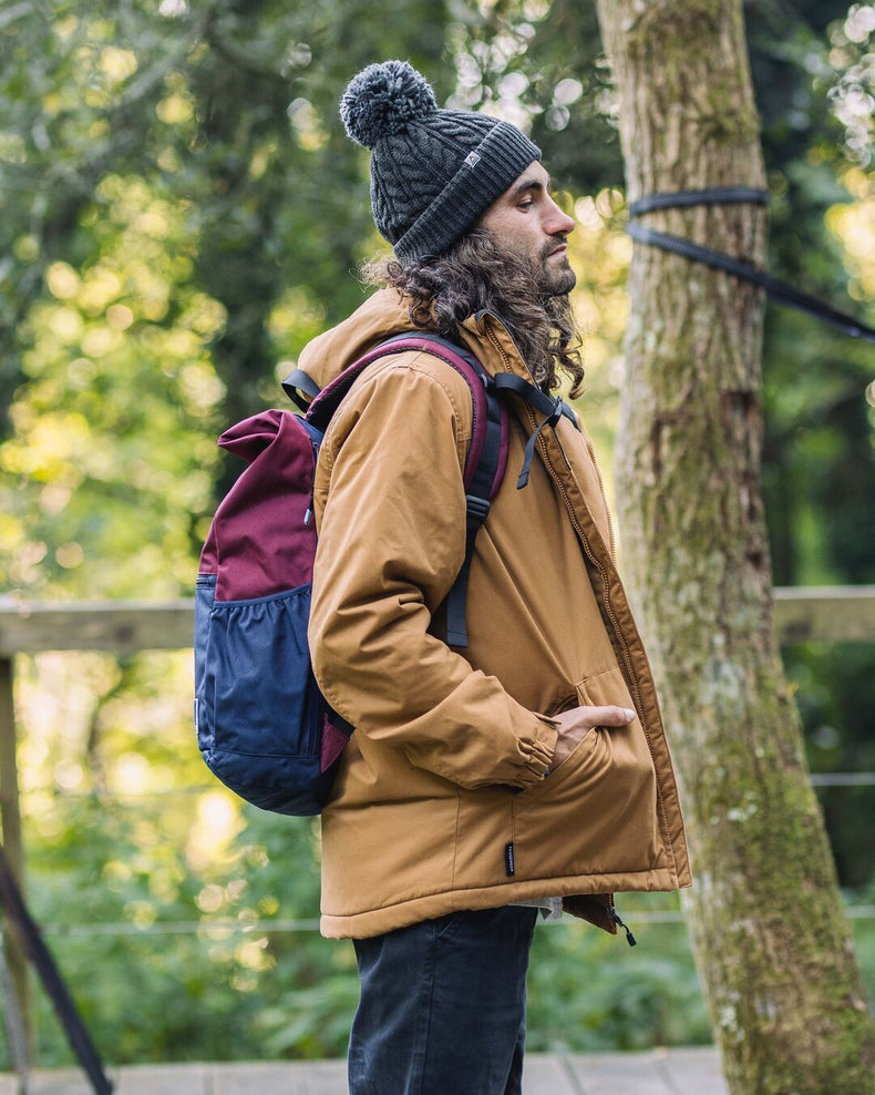 Passenger's Backwoods Recycled Rolltop 32L Navy/Burgundy
