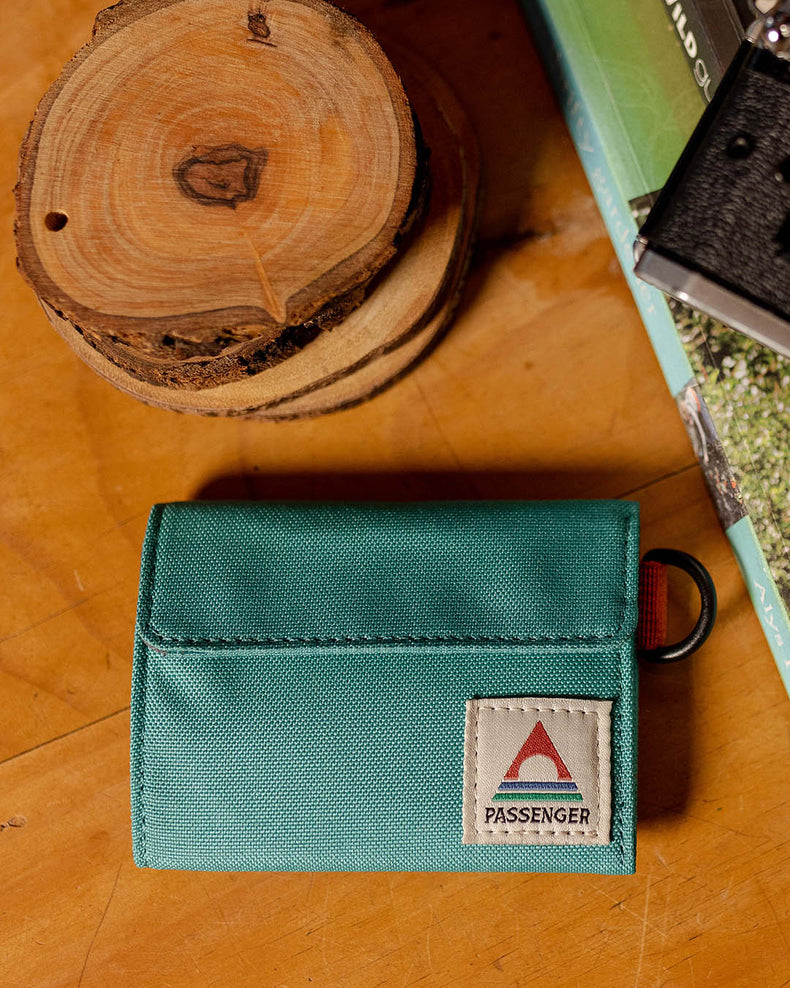 Passenger Pocket Recycled Wallet Viridian Green