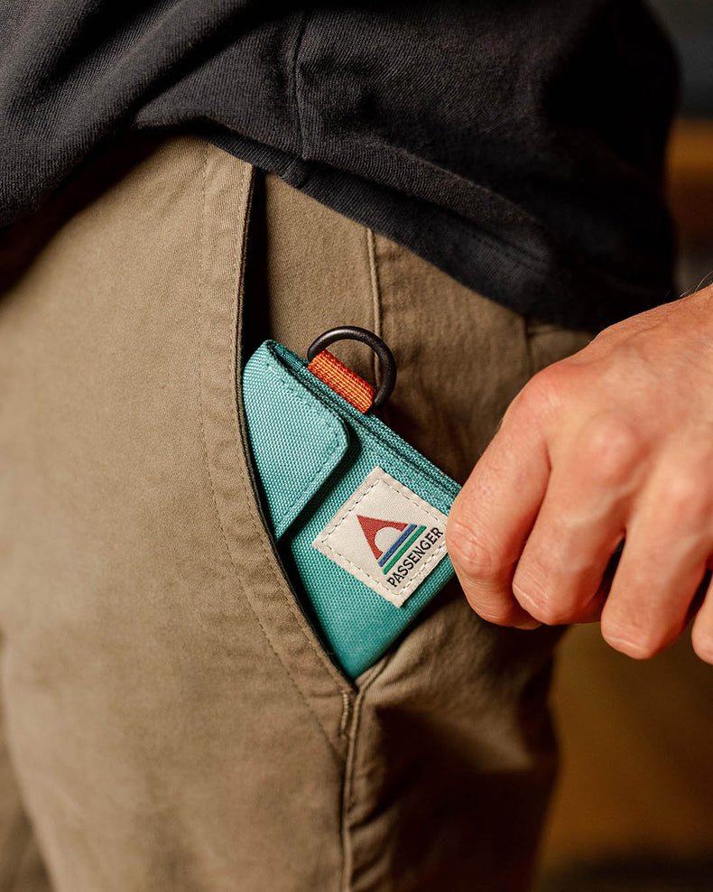 Passenger Pocket Recycled Wallet Viridian Green