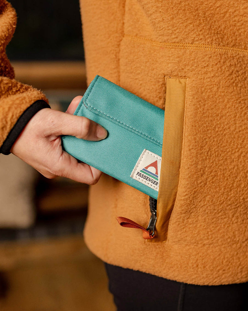 Passenger Pocket Recycled Wallet Viridian Green