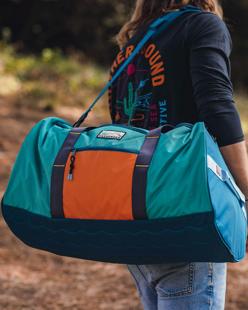Passenger Weekender 58L Recycled Polyester Duffle Bag Multi Colour