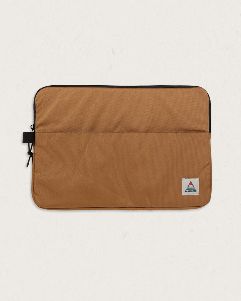 Passenger On-The-Go Recycled Laptop Sleeve Golden Brown