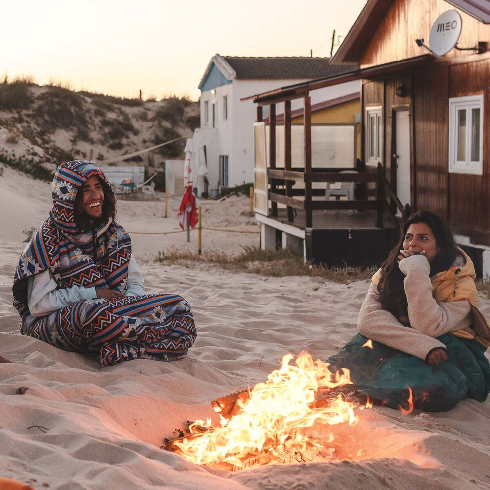 Passenger's Good Times Recycled Sleep Sack Ochre Yellow/Storm Green