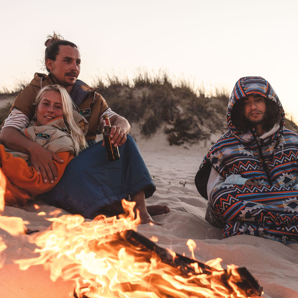 Passenger's Good Times Recycled Sleep Sack Chinchilla Brown/Sunrise Orange