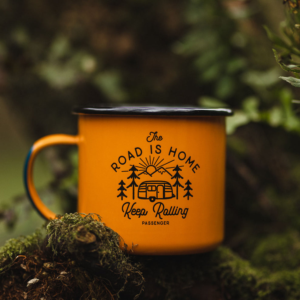 Passenger Flint Enamel Mug Sunray Orange