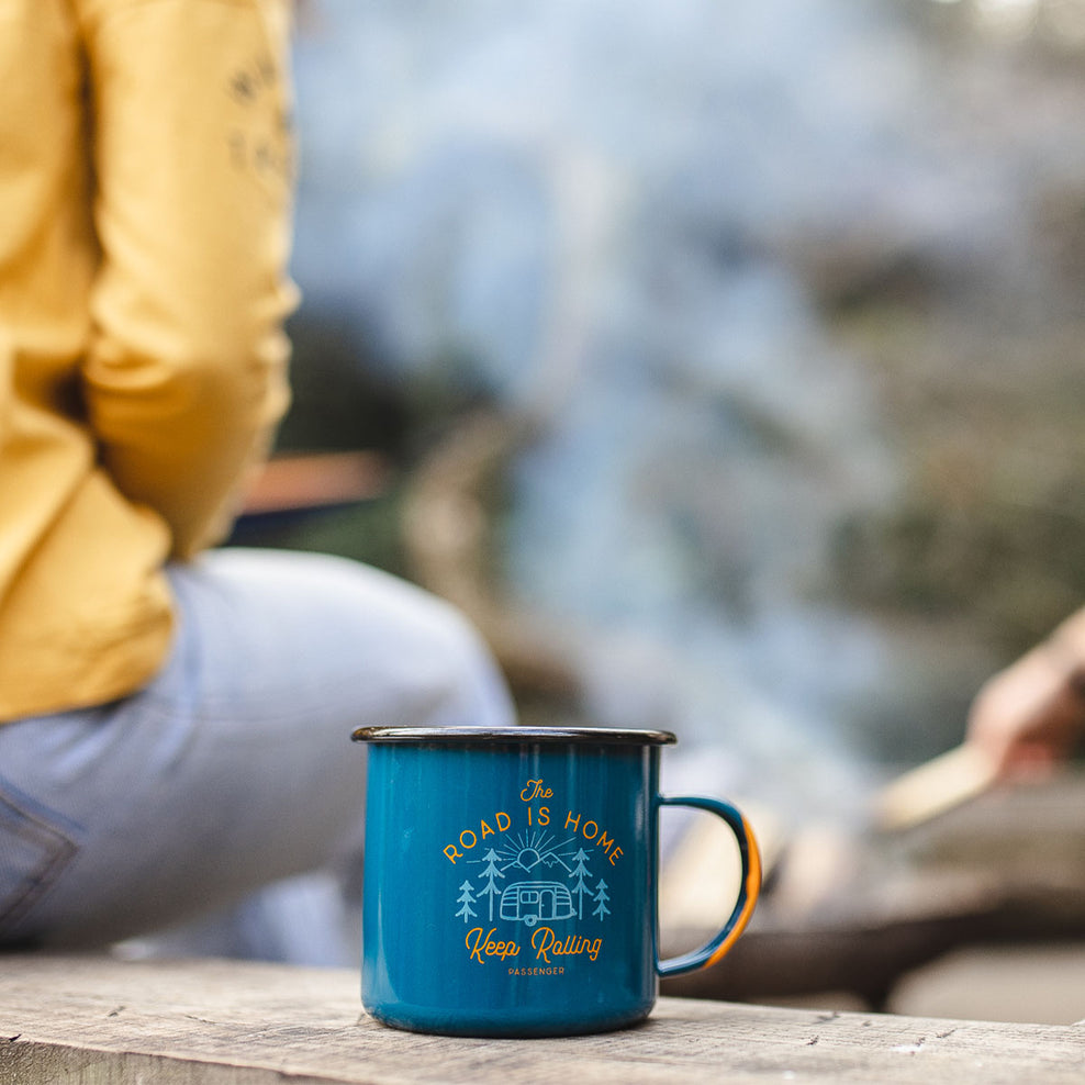 Passenger Flint Enamel Mug Biscay Blue