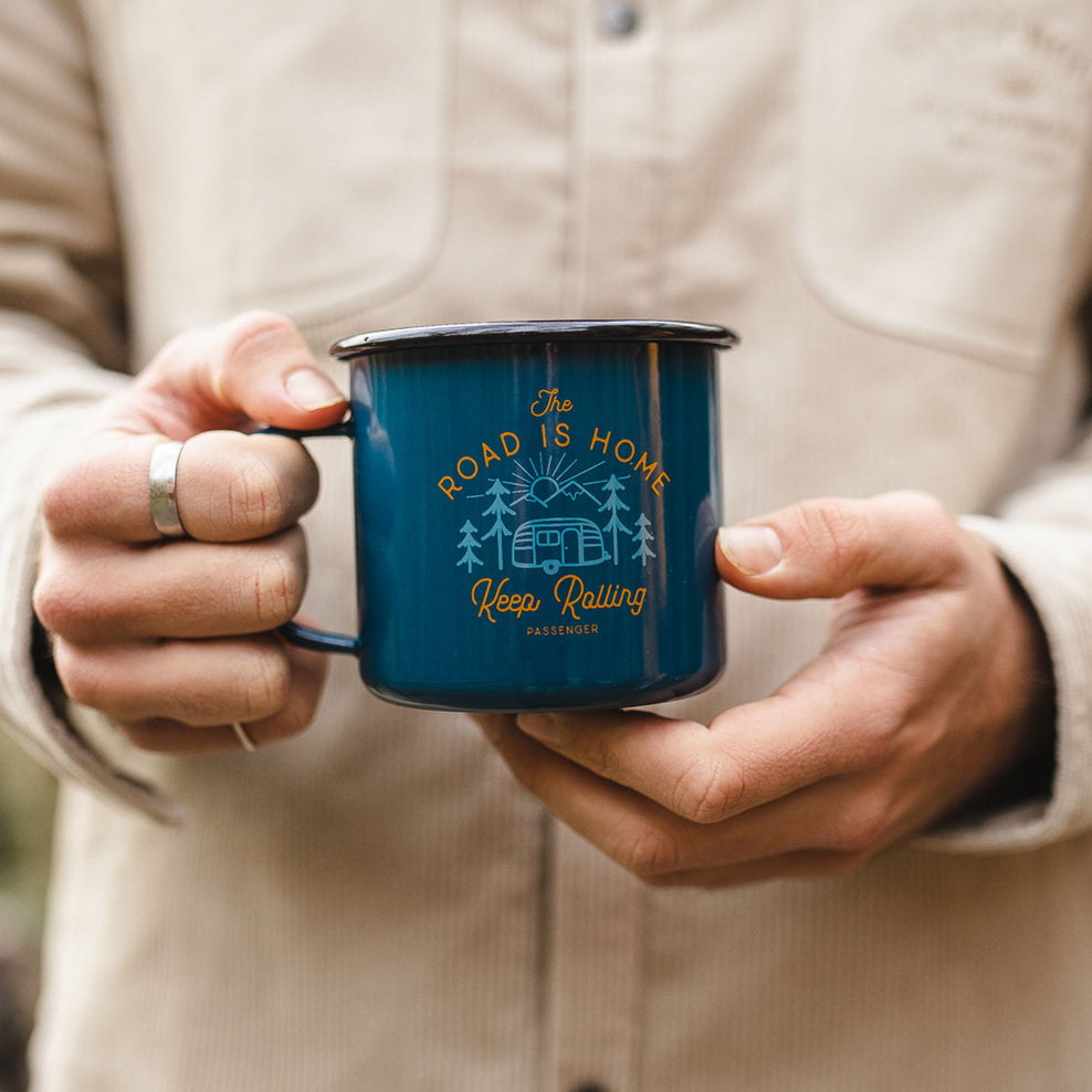 Passenger Flint Enamel Mug Biscay Blue