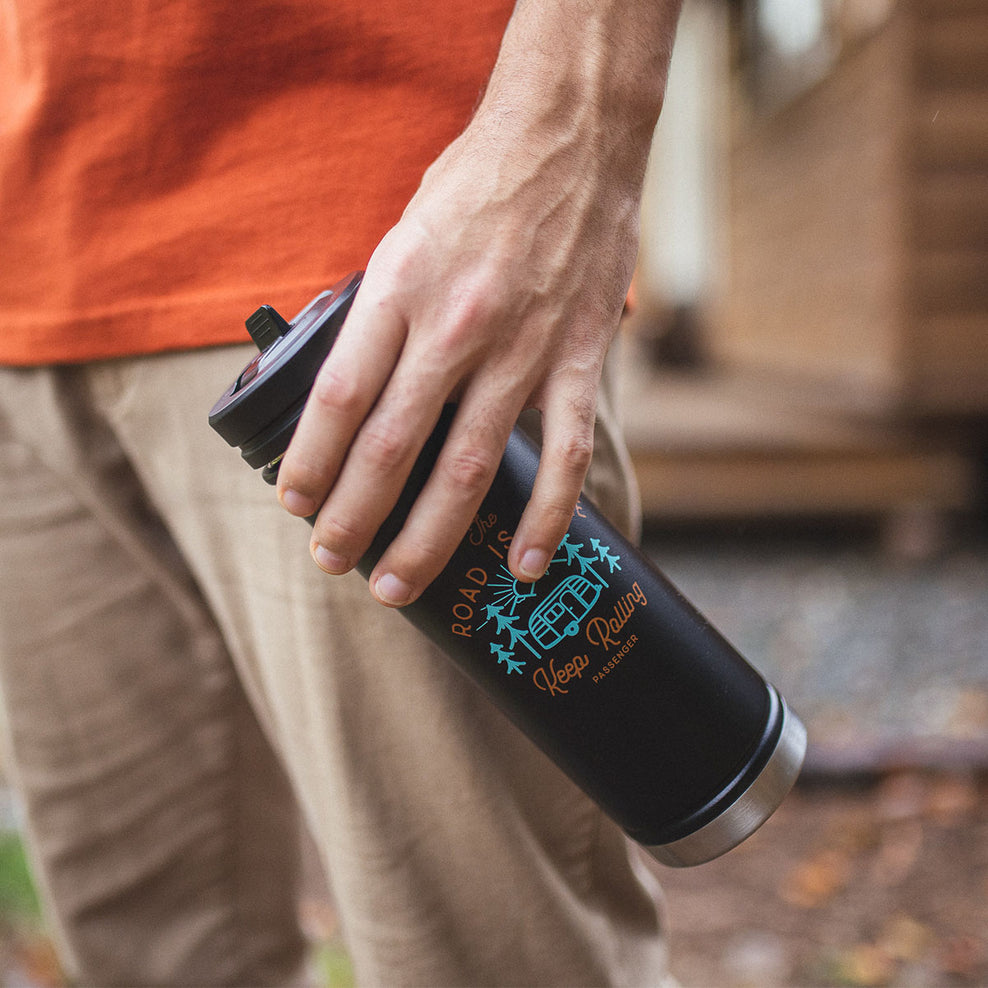 Passenger Mizu X Passenger 620Ml Flask With Water Filter Black