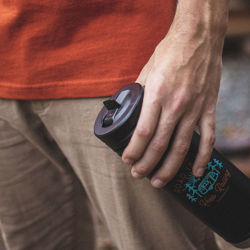 Passenger Mizu X Passenger 620Ml Flask With Water Filter Black