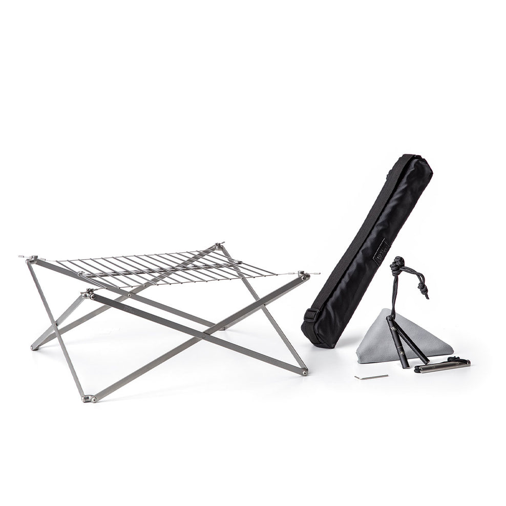 Passenger Wolf And Grizzly Grill (With Fire Set) Stainless Steel