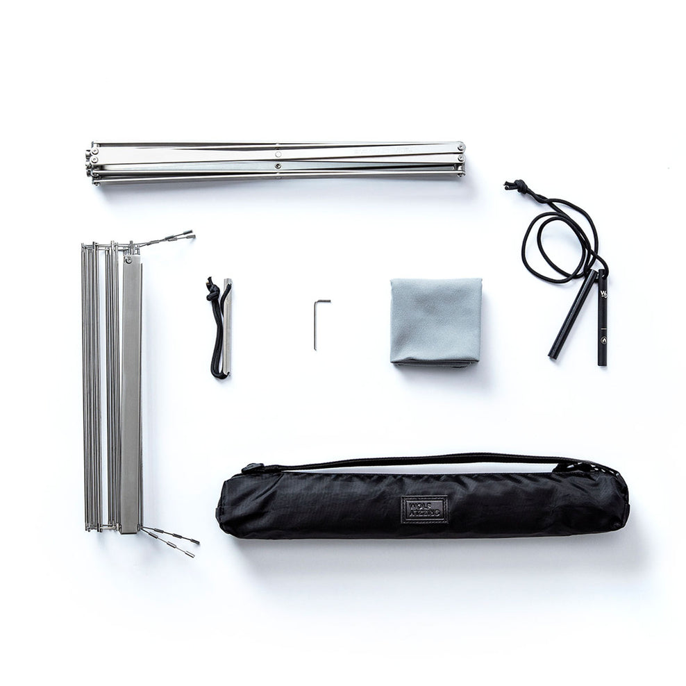 Passenger Wolf And Grizzly Grill (With Fire Set) Stainless Steel