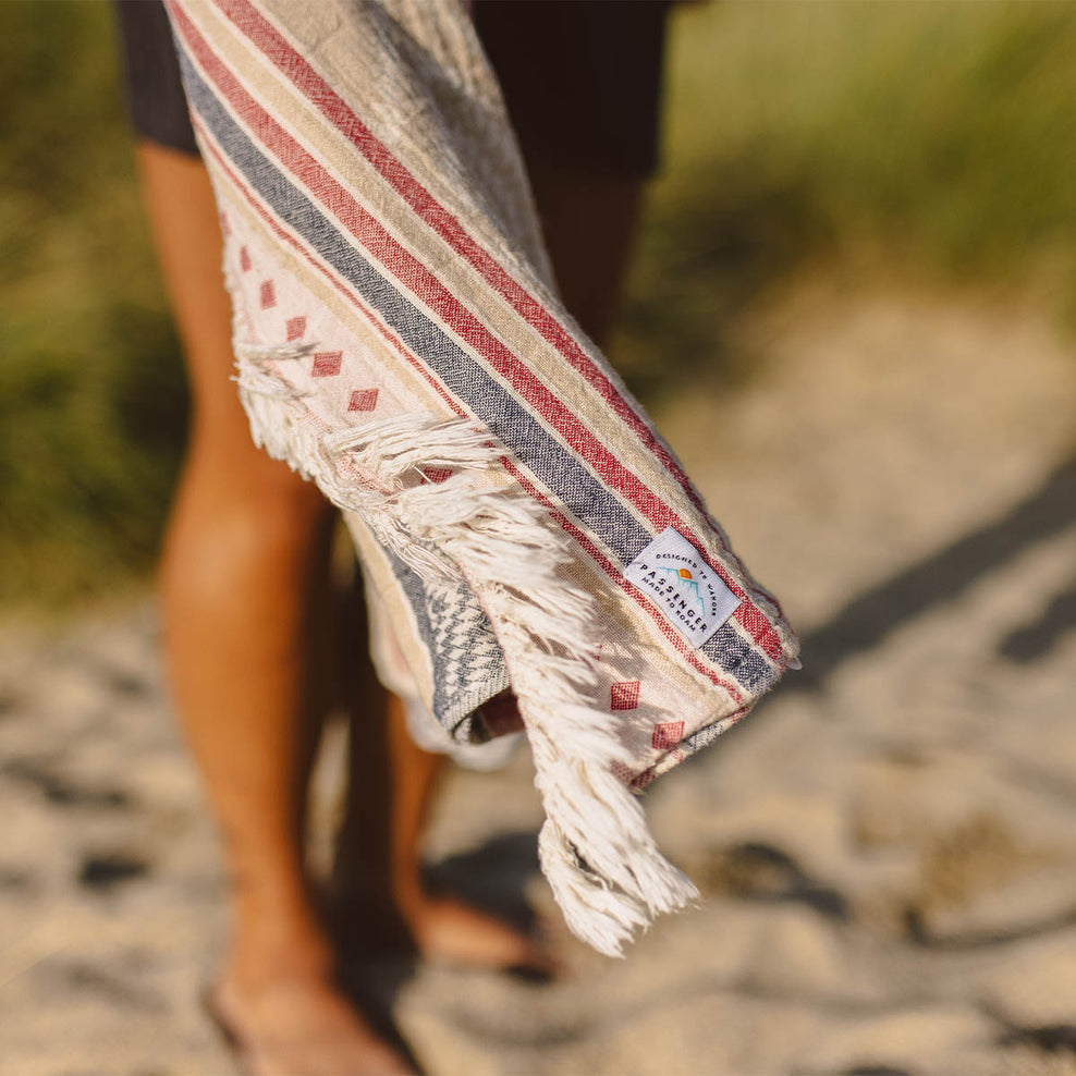 Passenger Shore Peshtemal Towel Navy Blue