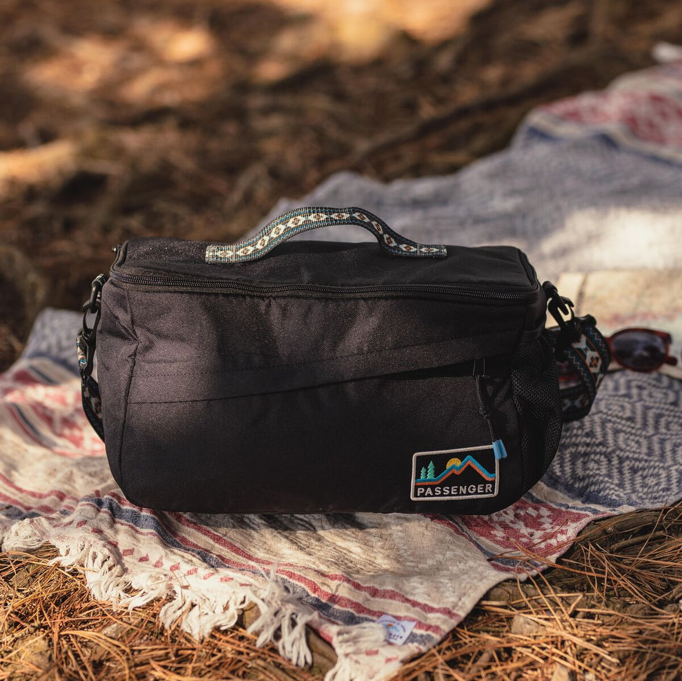 Passenger 8-Pack Recycled Cooler Bag Black