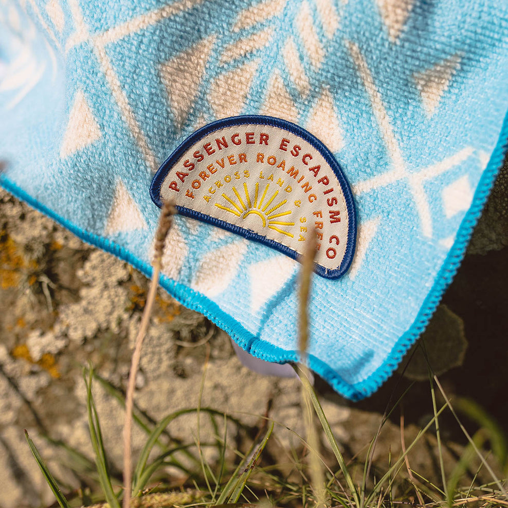 Passenger Portland Recycled Beach Towel Blue Coast